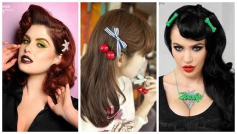 penteados pin up|12 acessórios de cabelo retrô que toda garota Pin.